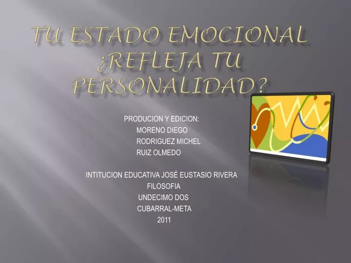 tu estado emocional refleja tu personalidad