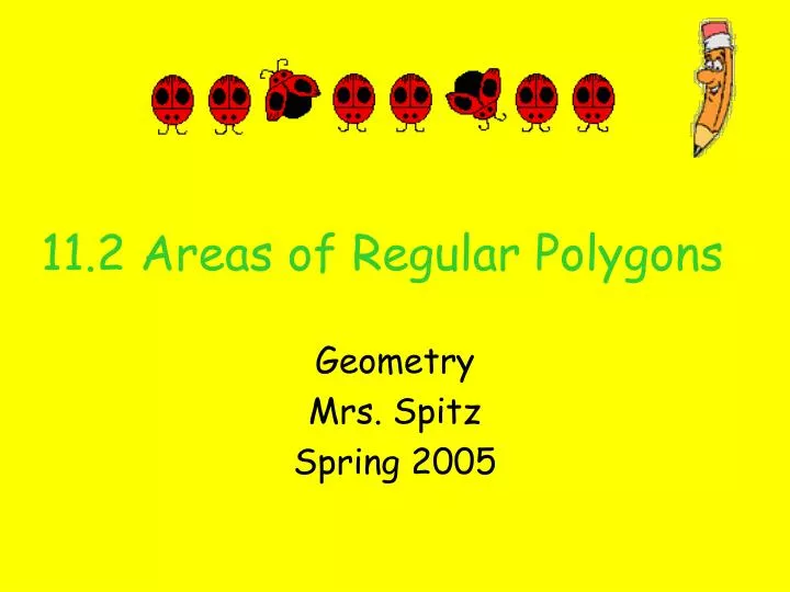 11 2 areas of regular polygons