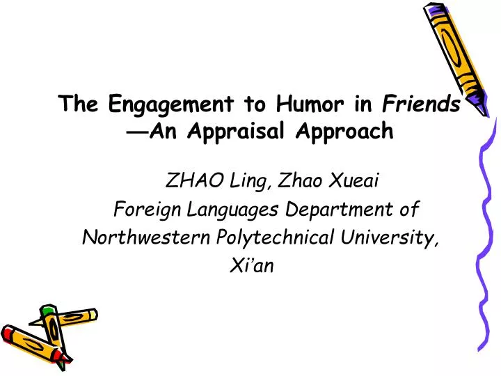 the engagement to humor in friends an appraisal approach