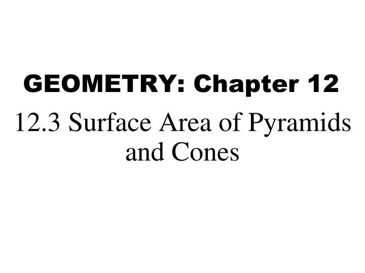geometry chapter 12