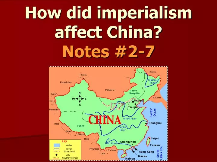 how did imperialism affect china notes 2 7