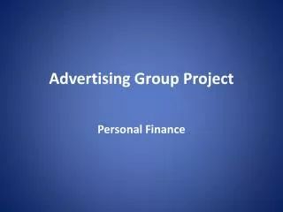 Advertising Group Project