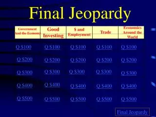 final jeopardy