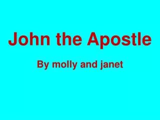 John the Apostle