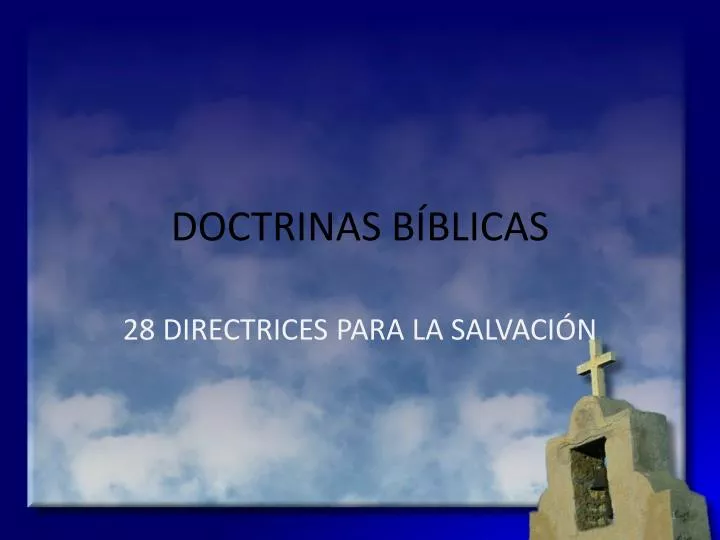 doctrinas b blicas