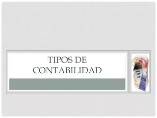 tipos de contabilidad