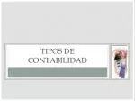 Tipos de Contabilidad - slide 1