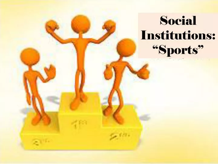 social institutions sports
