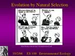 Understanding Evolution by Natural Selection in Environmental Ecology - slide 1