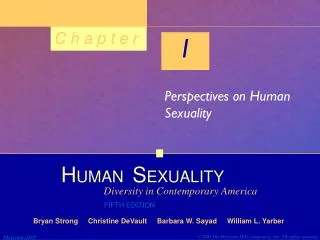 Perspectives on Human Sexuality