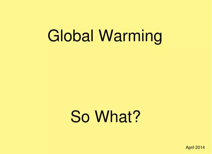 global warming