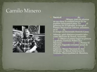 camilo minero