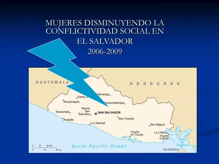 mujeres disminuyendo la conflictividad social en el salvador 2006 2009