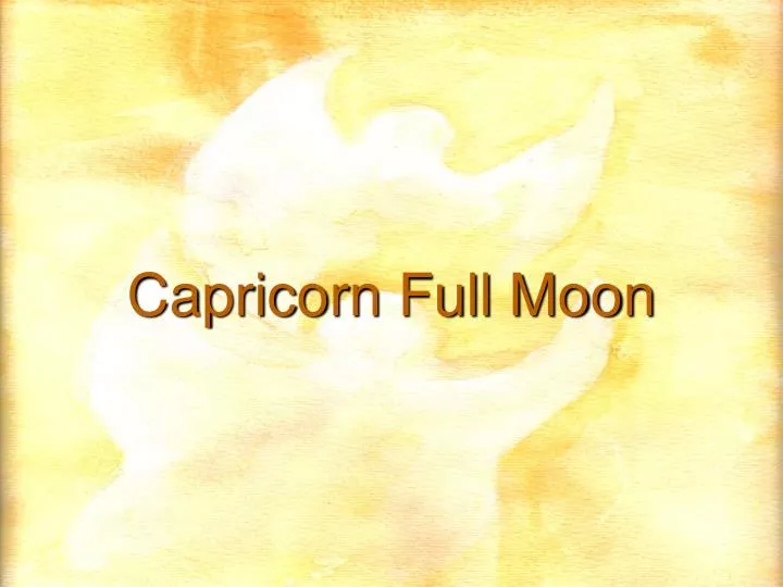capricorn full moon