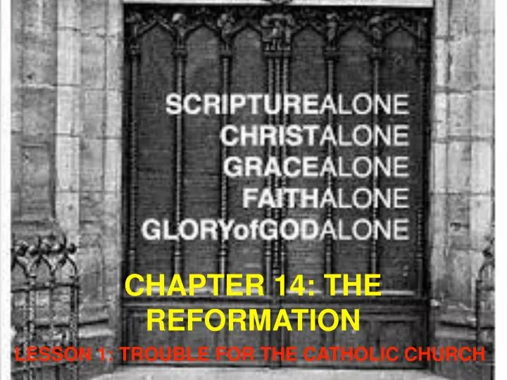 chapter 14 the reformation