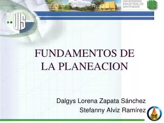 fundamentos de la planeacion