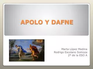 apolo y dafne