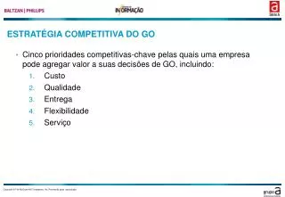 estrat gia competitiva do go