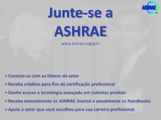 junte se a ashrae