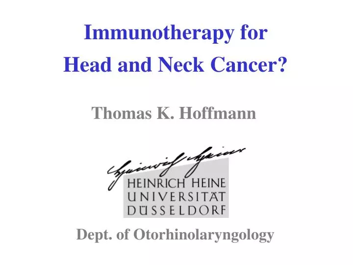 immunotherapy for head and neck cancer