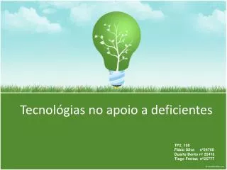 tecnol gias no apoio a deficientes