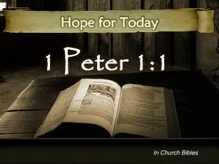 1 Peter 1:1
