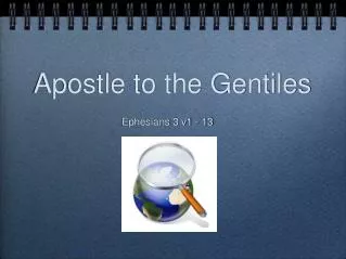 Apostle to the Gentiles