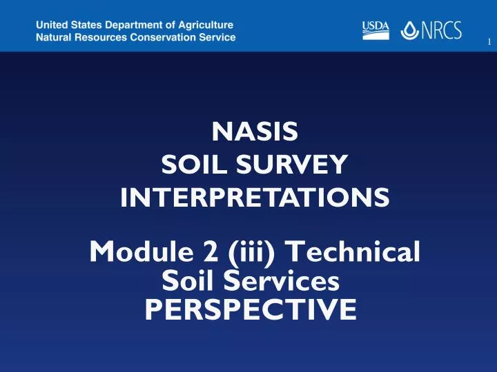 module 2 iii technical soil services perspective