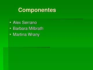 componentes