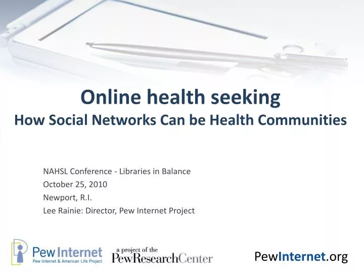 online health seeking how social networks can be health communities