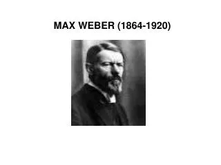 max weber 1864 1920