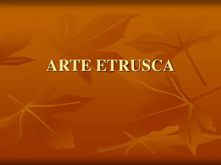 arte etrusca