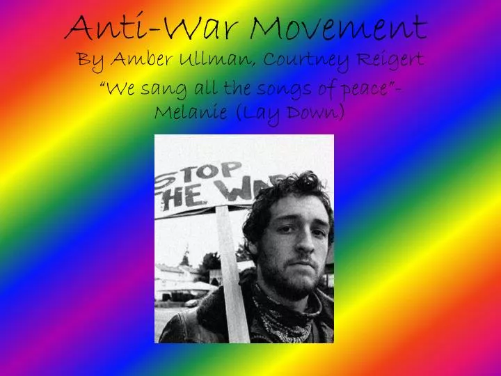 anti war movement
