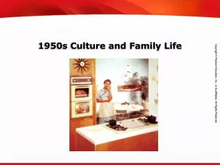 1950s Culture and Family Life