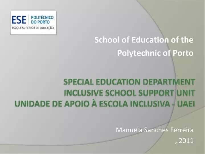 school of education of the polytechnic of porto