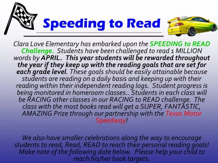 speeding to read