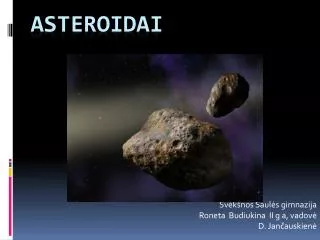 asteroidai
