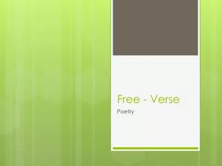 Free - Verse