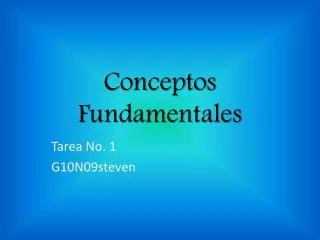 conceptos fundamentales