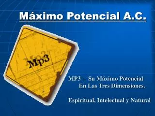 m ximo potencial a c