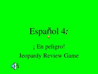 espa ol 4