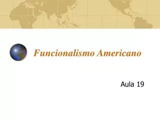 funcionalismo americano