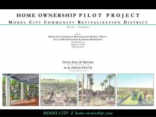 MODEL CITY ? home ownership zone