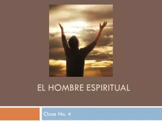 el hombre espiritual