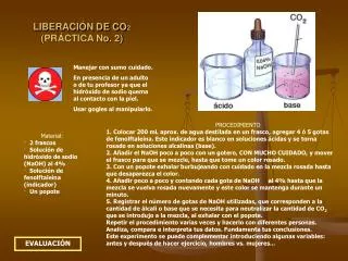 liberaci n de co 2 pr ctica no 2