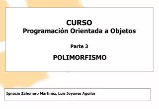 curso programaci n orientada a objetos parte 3 polimorfismo