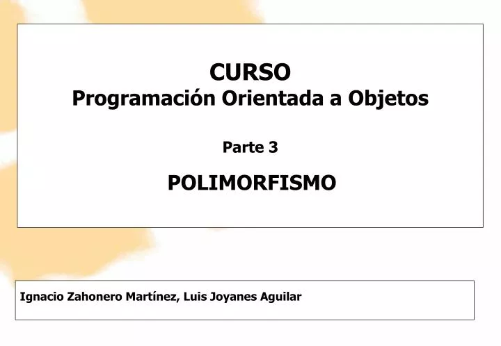 curso programaci n orientada a objetos parte 3 polimorfismo