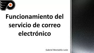 funcionamiento del servicio de correo electr nico