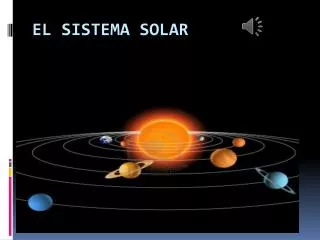 el sistema solar