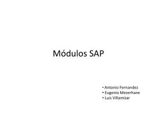m dulos sap